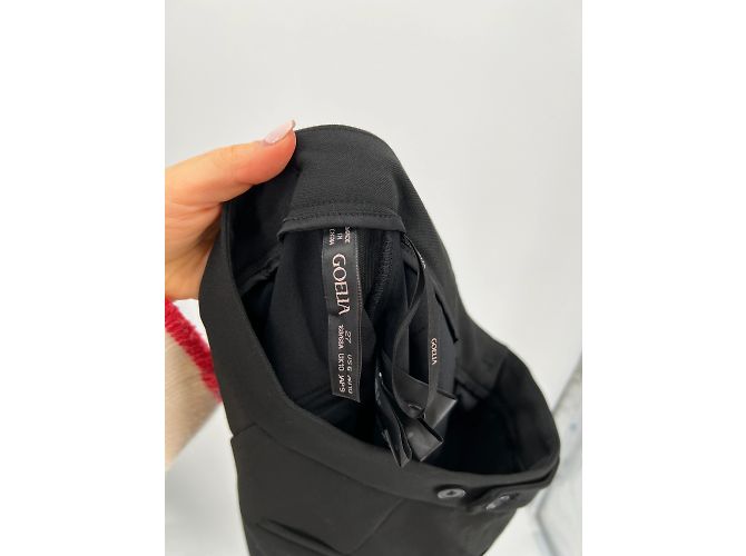 Autre Marque Unterschriftslose Hose T.US 6 Polyester Schwarz - Ansicht 3