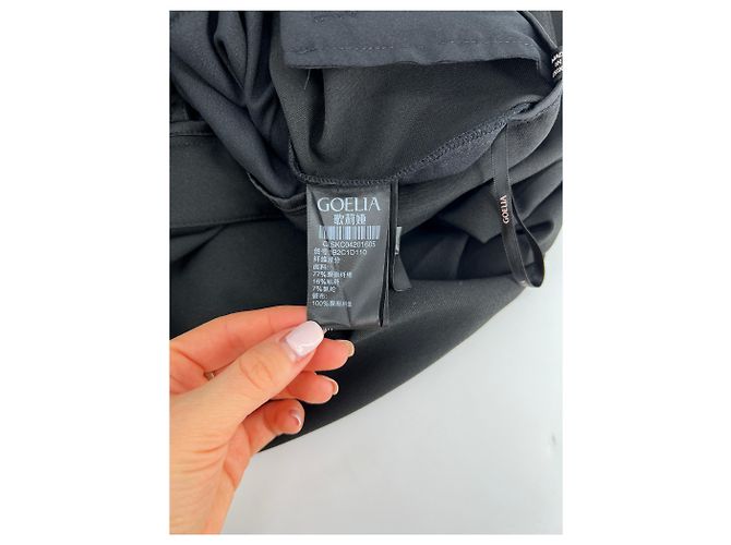 Autre Marque Unterschriftslose Hose T.US 6 Polyester Schwarz - Ansicht 4