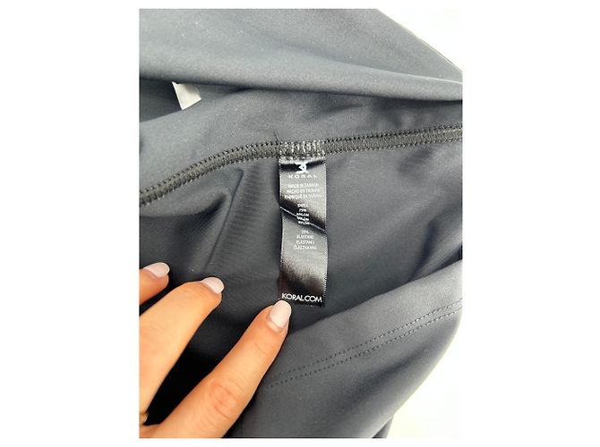 Autre Marque Koral Kleid T.International S Polyester Schwarz - Ansicht 5