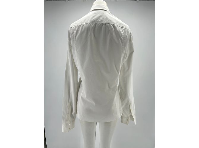 Balmain tops T.FR 38 Cotone Bianco - vista 3