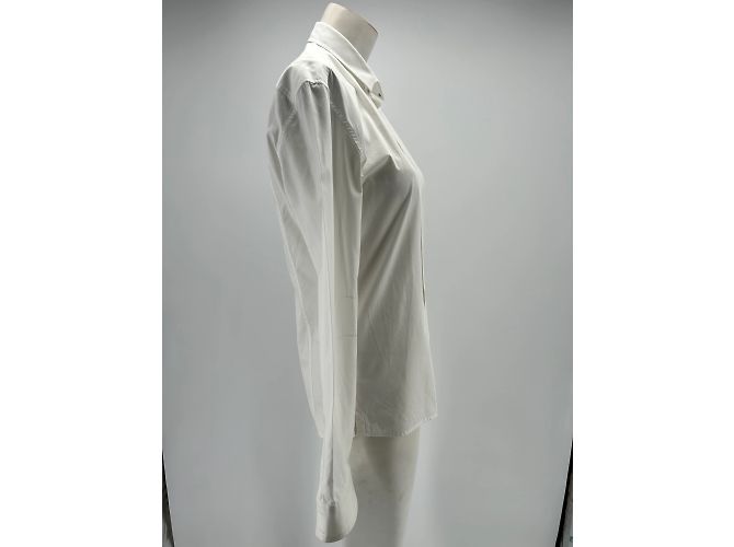 Balmain tops T.FR 38 Cotone Bianco - vista 4