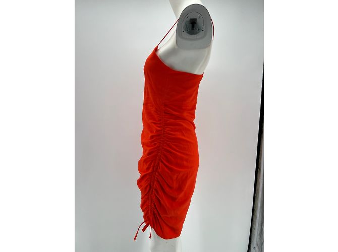 Vestido Vicolo T.International S Viscose Laranja - vista 3