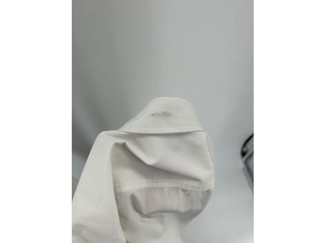 Camicie Balmain T.EU (collo tondo / colletto) 39 Cotone Bianco - vista 7