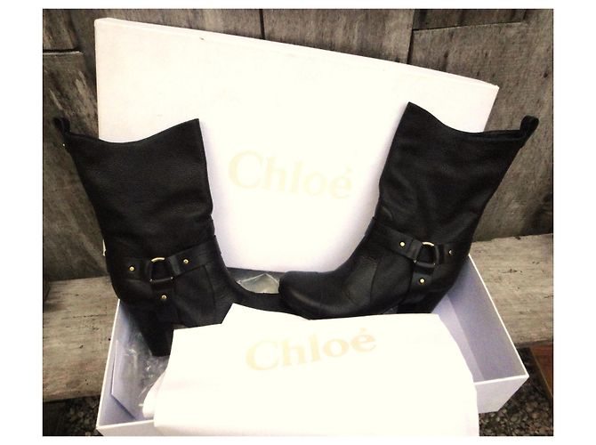 Botas cortas Chloé p 37,5 Negro - vista 2