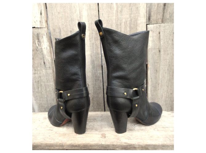Botas cortas Chloé p 37,5 Negro - vista 6