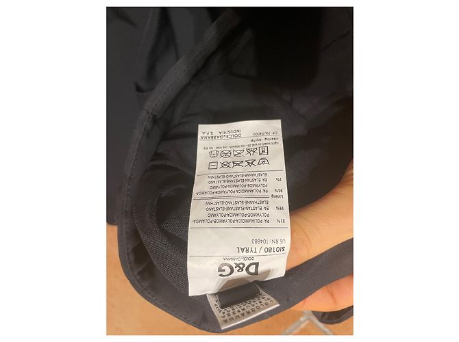 Falda negra Dolce & Gabbana Talla 38 Negro - vista 4