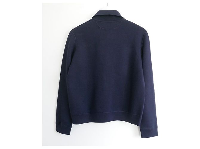 Loro Piana Beau Rivage Strick-Bomberjacke Marineblau - Ansicht 4