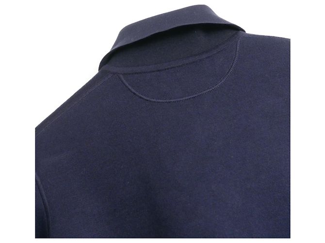 Loro Piana Beau Rivage Strick-Bomberjacke Marineblau - Ansicht 5