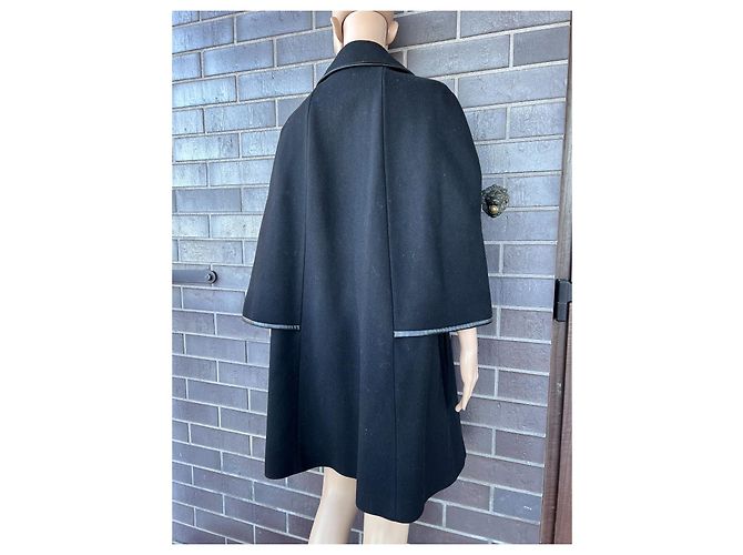 Abrigo Reiss de lana negro Talla M - vista 3