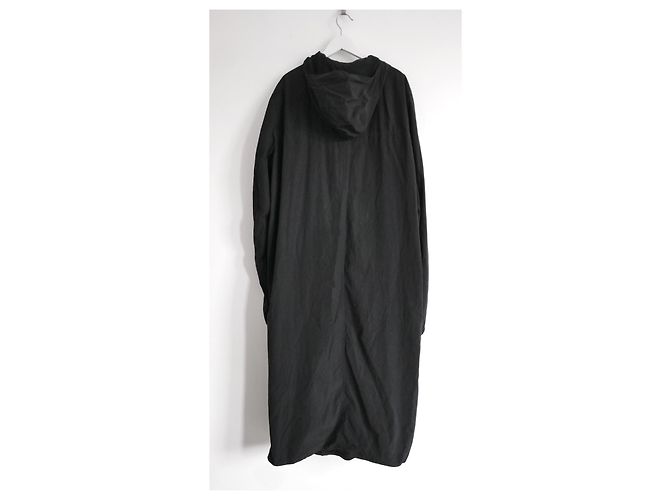 RICK OWENS SS08 Cappotto nero Creatch - vista 4