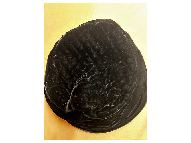 Autre Marque Cappello in velluto nero Sandra Philipps England - vista 3