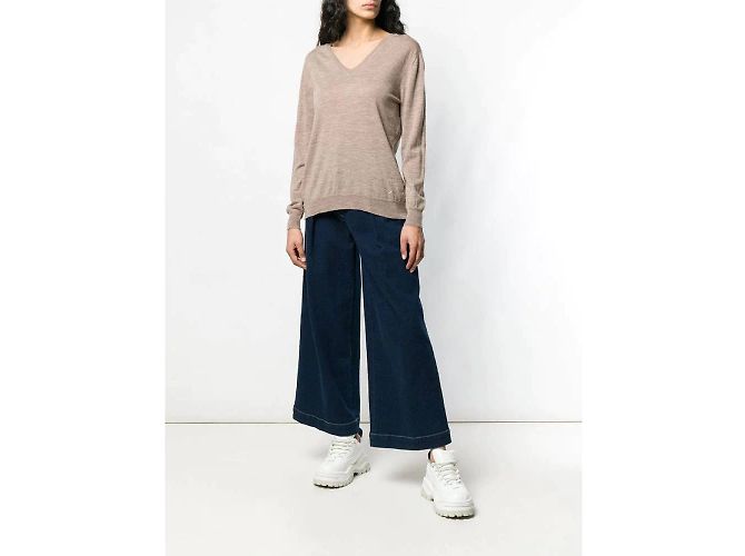 Beigefarbener Wollpullover von Maison Martin Margiela - Ansicht 2