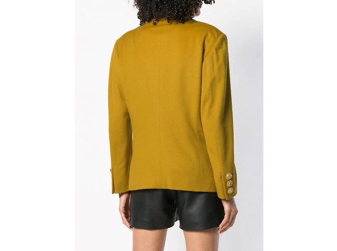 Gianni Versace Mustard Wool Jacket - view 3