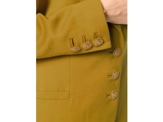 Gianni Versace Mustard Wool Jacket - view 4