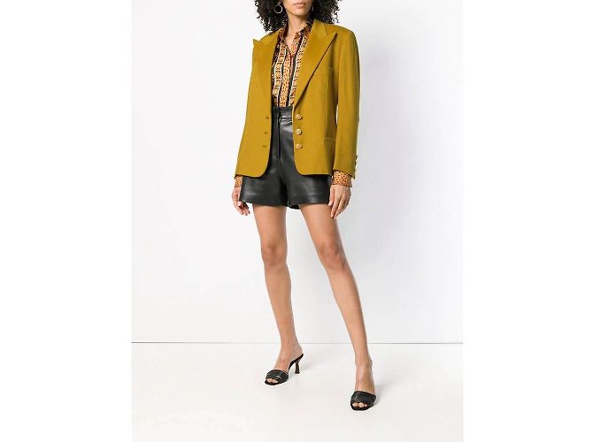 Gianni Versace Mustard Wool Jacket - view 5