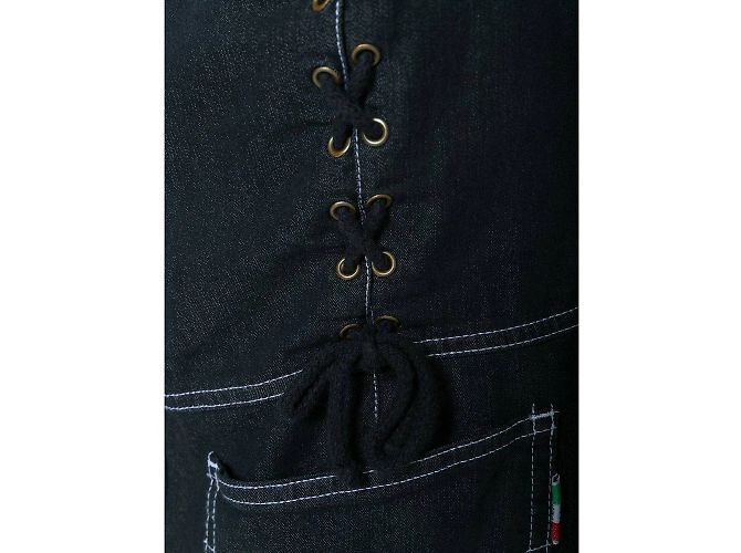 Abito Moschino in denim nero - vista 5