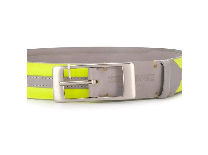 Cinturón de cuero gris Issey Miyake - vista 4