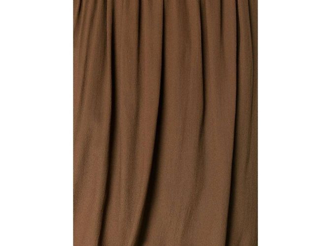 Gonna Chloé in seta marrone - vista 4