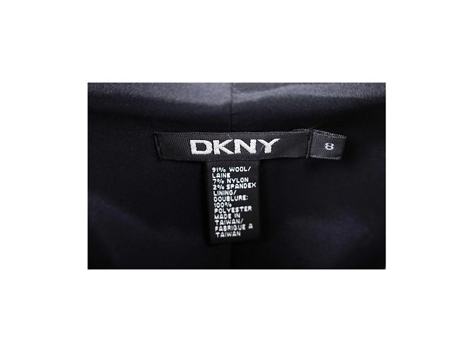 DKNY-Jacke mit Kunstlederbesätzen Schwarz - Ansicht 6