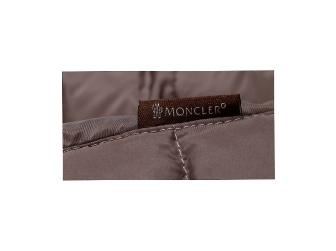 Moncler Daunenjacke mit Pelz Braun - Ansicht 6