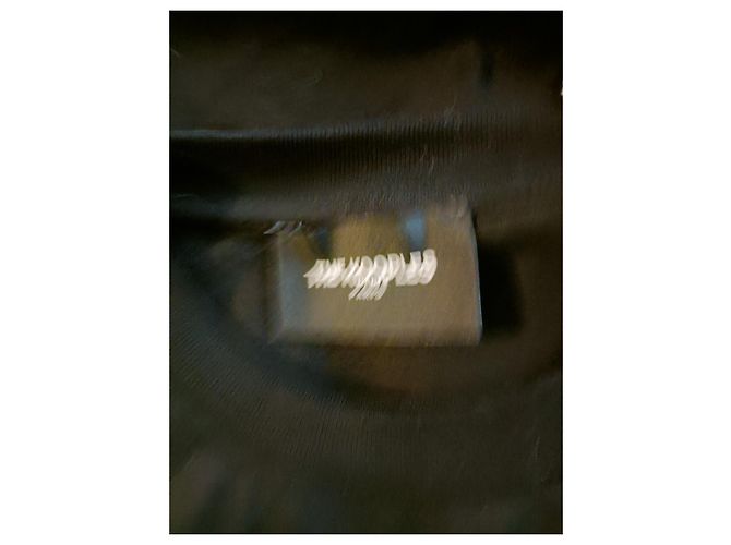 Maglietta nera in cotone The Kooples Nero - vista 4