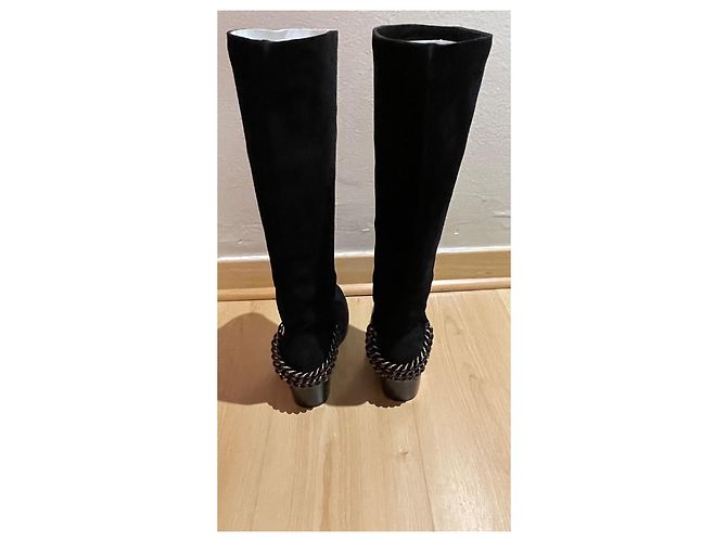 Free Lance Mansory 7 Bott Stiefel Schwarz Leder - Ansicht 3