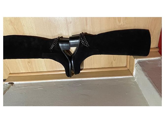 Free Lance Mansory 7 Bott Stiefel Schwarz Leder - Ansicht 4