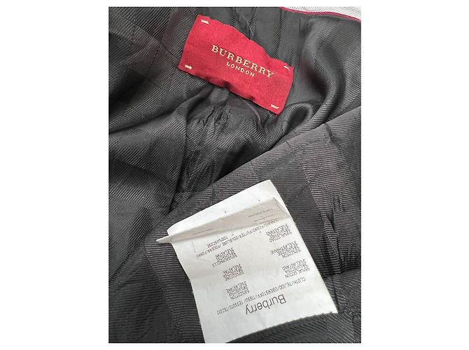 Blazer argento Burberry London donna Grigio - vista 5