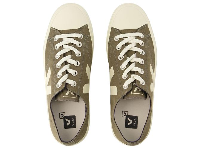 Scarpe da ginnastica basse Wata II - Veja - Tela - Khaki Pierre Verde Cachi - vista 4