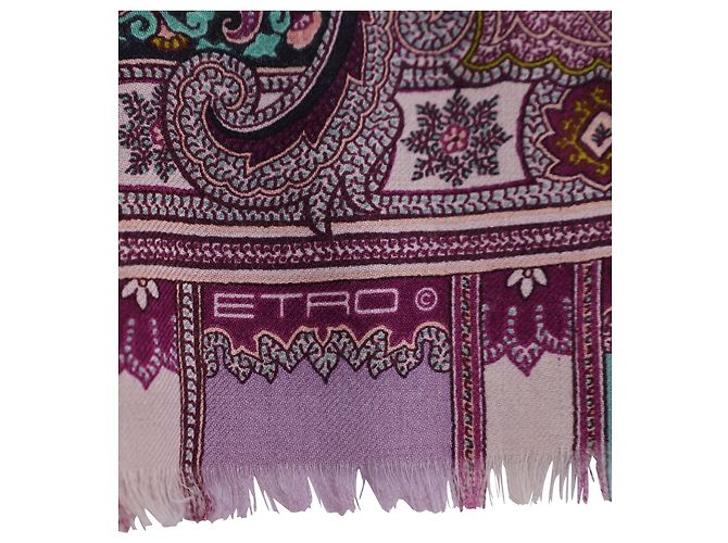 Sciarpa Etro Stampata in Seta Multicolor - vista 3