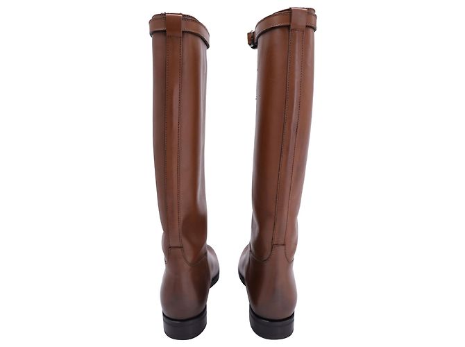 Botas de equitação Church's em couro marrom - vista 3