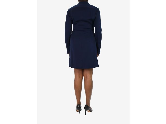 The row Abito chemisier in seta blu navy - taglia US 10 - vista 2