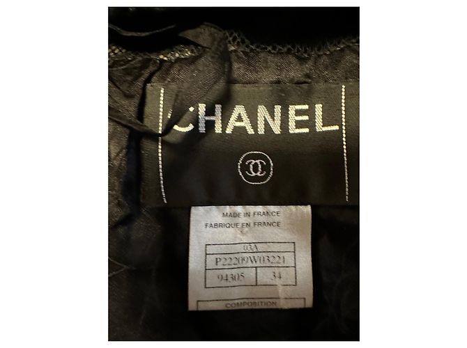 Chanel Karl Lagerfeld Otoño/ Invierno 2003 Negro - vista 4