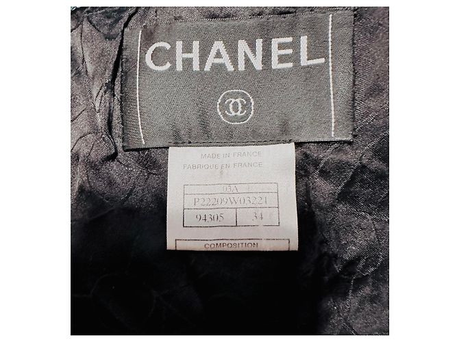 Chanel Karl Lagerfeld Otoño/ Invierno 2003 Negro - vista 8