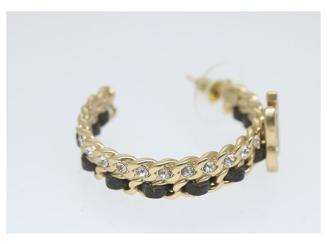 CHANEL Orecchino a cerchio tono oro CC Auth bs9647 - vista 12