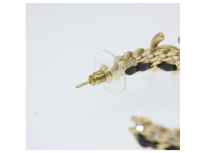 CHANEL Orecchino a cerchio tono oro CC Auth bs9647 - vista 13