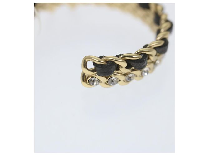 CHANEL Orecchino a cerchio tono oro CC Auth bs9647 - vista 7