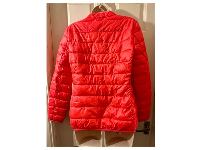 Karl Lagerfeld Plumífero rojo parcialmente relleno de plumón., rojo neón Roja - vista 4