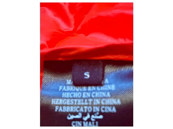 Karl Lagerfeld Plumífero rojo parcialmente relleno de plumón., rojo neón Roja - vista 6