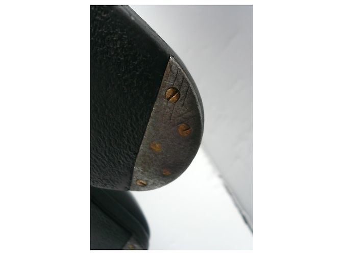 Hermès Stivaletti HERMES JERRY Pelle nera BE T41,5 IT Nero - vista 8