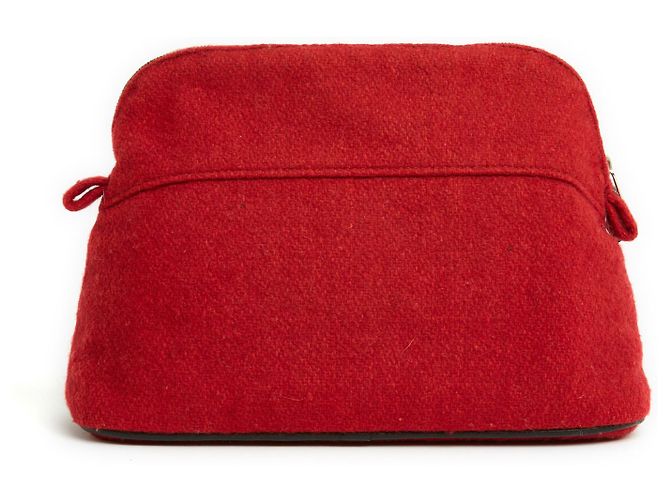 Hermès Bolide Marsupio Da Viaggio MM Lana Rosso - vista 6