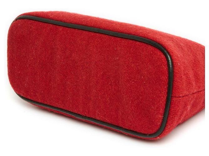 Hermès Bolide Marsupio Da Viaggio MM Lana Rosso - vista 7