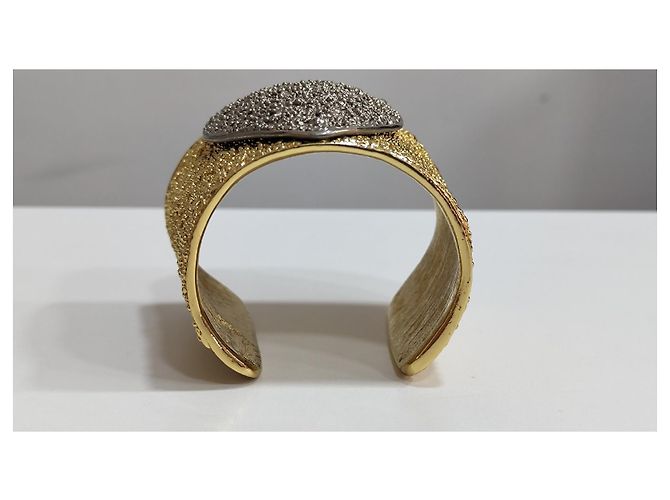 Bracciale Yves Saint Laurent Bicolore Oro e Argento D'oro - vista 3