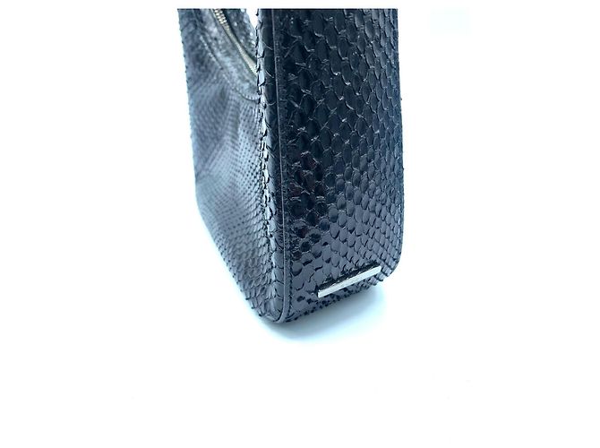 Gucci pelle di serpente vintage Nero - vista 5