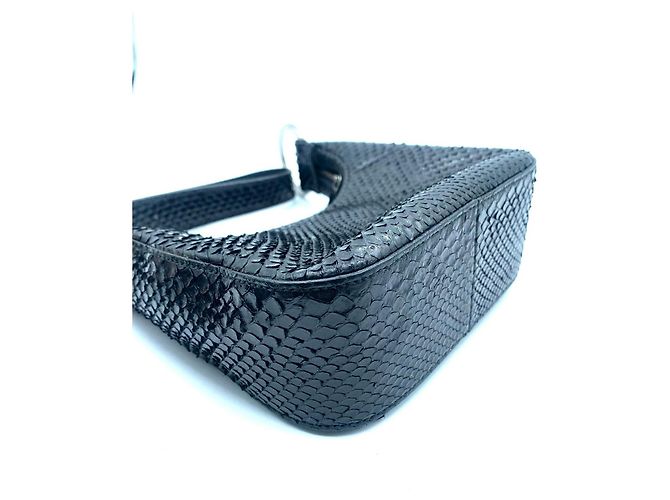 Gucci pelle di serpente vintage Nero - vista 6