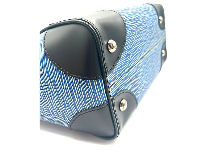 pelle epi louis vuitton phenix Blu - vista 3