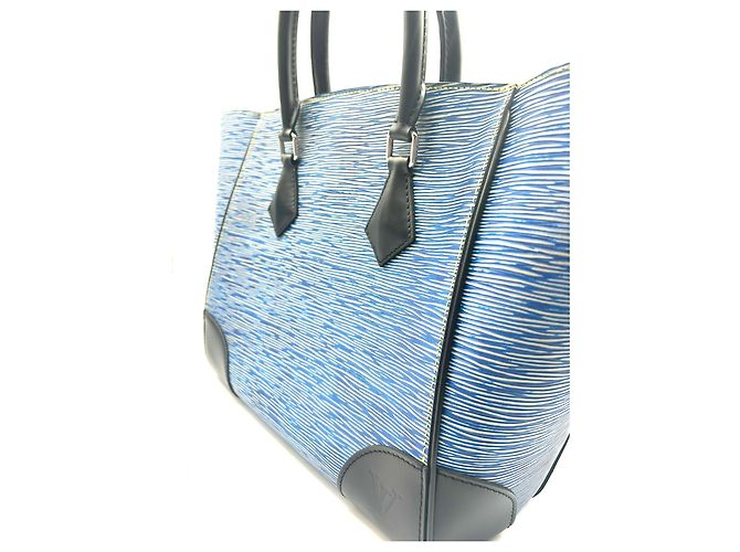 pelle epi louis vuitton phenix Blu - vista 4
