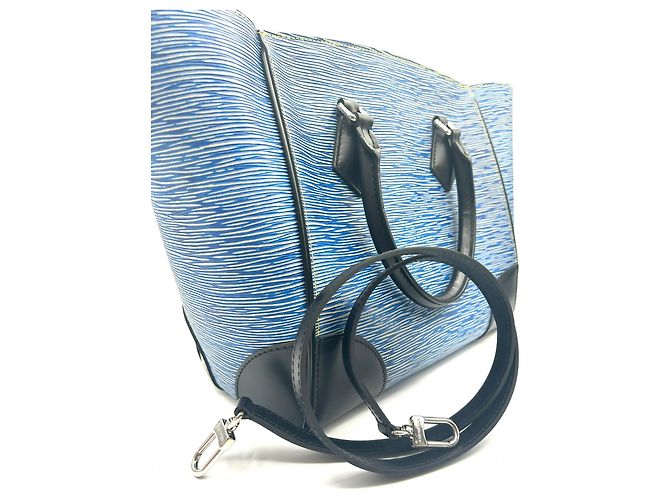 pelle epi louis vuitton phenix Blu - vista 5