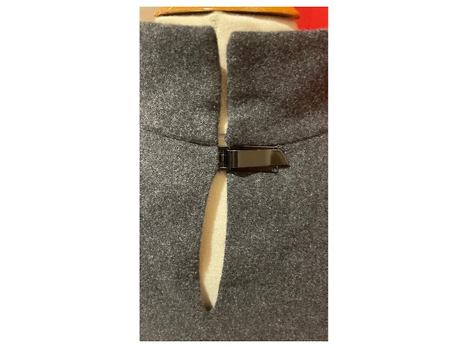 Vestido Agnès b. de lana gris - vista 4
