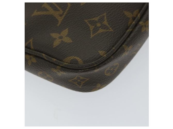 LOUIS VUITTON Monogram Multi Pochette Accessori Pouch Khaki M44813 auth 58358UN Cachi Monogramma - vista 12